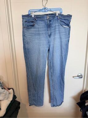 American Eagle Outfitters Light Blue 90’s Boyfriend Jeans-Long